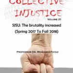 COLLECTIVE INJUSTICE (VOLUME 21)SJSU: The brutality increased (Spring 2017 To Fall 2018).- by Professor Dr. Mohamed Fayad