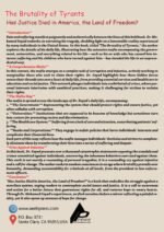 The Brutality of Tyrants - Has Justice Died in America, the Land of Freedom? (FIRST VOLUME) - by Professor Dr. Mohamed Fayad - Image 3