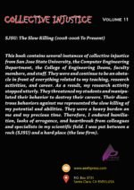 COLLECTIVE INJUSTICE (VOLUME 11) SJSU: The Slow Killing (2008-2006 To Present).- by Professor Dr. Mohamed Fayad - Image 3