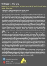 Witness to the Era America is Collapsing on Twisted Paths with Radical and Inevi- table Solutions- by Professor Dr. Mohamed Fayad - Image 3